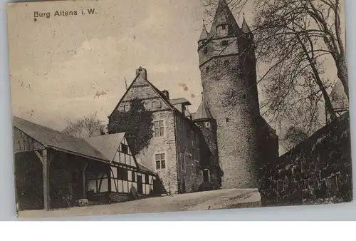 5990 ALTENA, Burg Altena, Innenhof, 1924