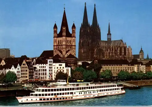 BINNENSCHIFFE - RHEIN, KÖLN - DÜSSELDORFER "DRACHENFELS" vor Köln