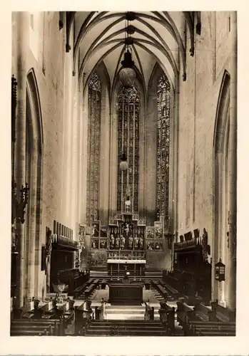 8803 ROTHENBURG ob der Tauber, St. Jakobskirche, Innenansicht