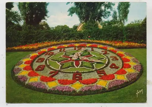 F 75015 PARIS, Bois de Boulogne, l'Horloge Florale / flower clock /( Blumenuhr