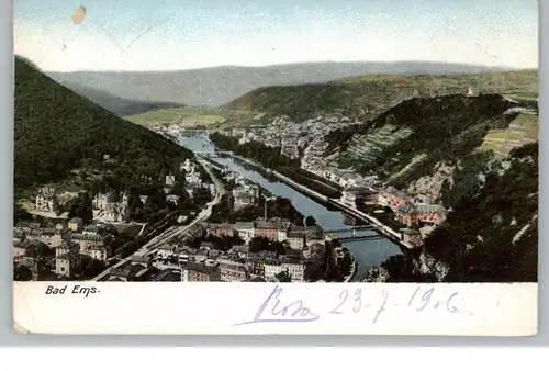 5427 BAD EMS, Panoramaansicht 1905