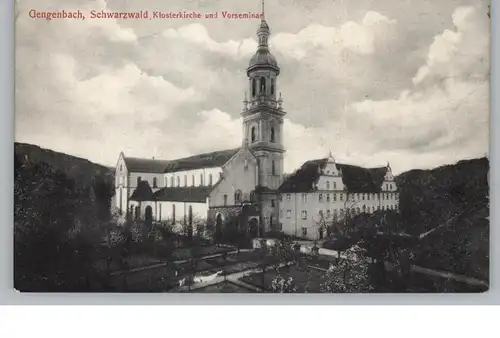 7614 GENGENBACH, Klosterkirche und Vorseminar