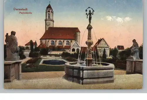 6100 DARMSTADT, Pauluskirche und Umgebung