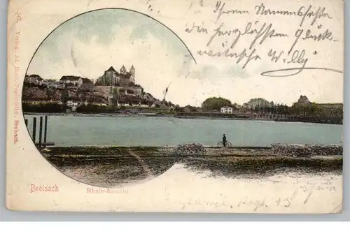 7814 BREISACH, Blick über den Rhein, 1901