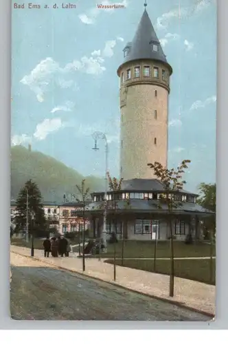 5427 BAD EMS, Wasserturm / Water Tower / Chateau d'Eau, 1926