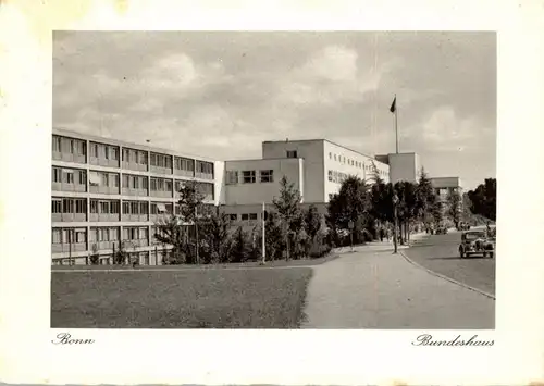 5300 BONN - GRONAU, Bundeshaus, 50er Jahre