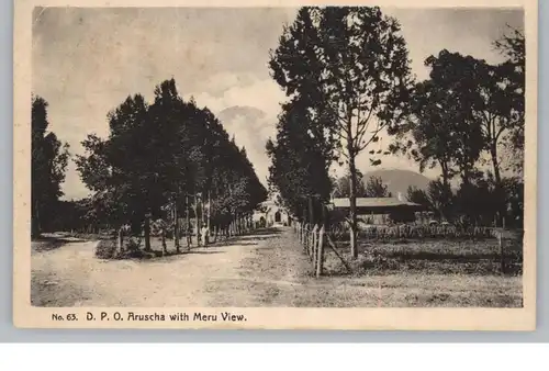 TANZANIA - ARUSHA / ARUSCHA  with Meru View