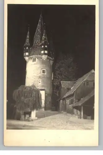 8990 LINDAU, Diebsturm bei Nacht, Photo-AK