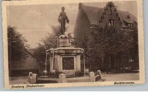 4100 DUISBURG - HOMBERG, Marktbrunnen, 1919
