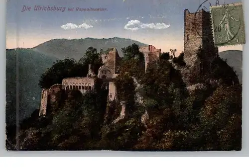 F 68150 RAPPOLTSWEILER / RIBEAUVILLE, Die Ulrichsburg, 1920