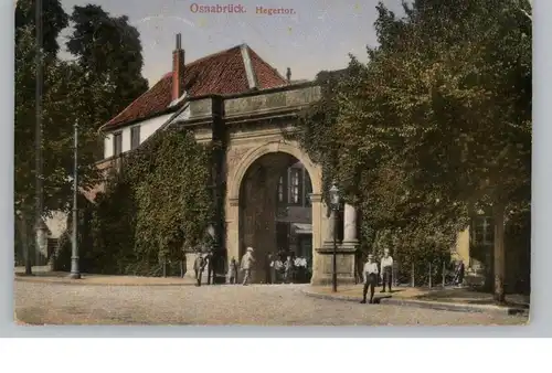 4500 OSNABRÜCK, Hegertor, Bahnpost, 1914