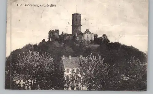 5300 BONN - BAD GODESBERG, Godesburg und Umgebung, 1908