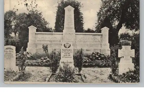 F 60310 BEAULIEU - LES - FONTAINES, Deutsches Soldatengrab, 1916, deutsche Feldpost