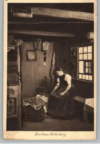 KINDER in derv Wiege, "Das treue Mutterherz"