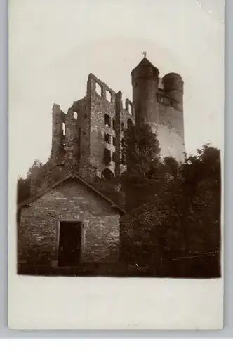 6349 GREIFENSTEIN - BEILSTEIN, Burgruine, Photo-AK, kl. cut