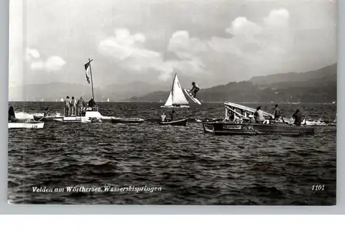 SPORT - WASSERSKI, Wasserskispringen Velden am Wörthersee, 1966