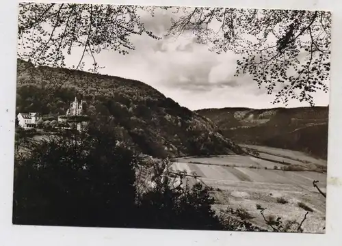 5501 KORDEL - RAMSTEIN, Blick auf Burg und Pension