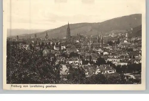 7800 FREIBURG, Blick vom Lorettoberg