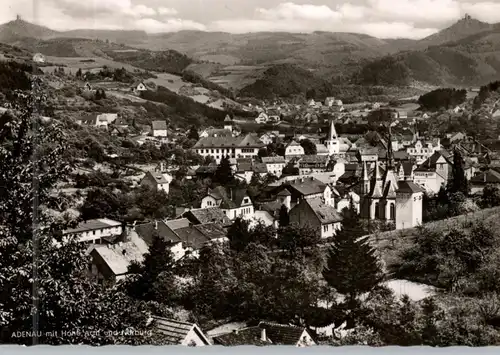 5488 ADENAU, Blick über den Ort, Hohe Acht, Nürburg