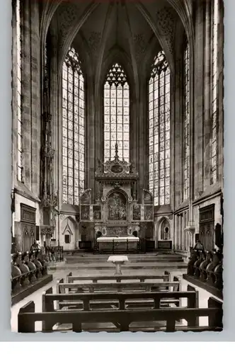 7300 ESSLINGEN, Dionysiuskirche, Innenansicht, Chorgestühl, 1959