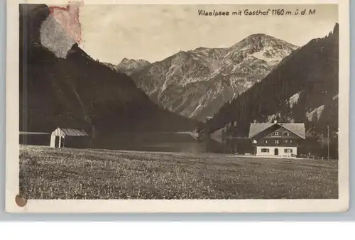 A 6675 TANNHEIM, Vilsalpsee und Gasthof, 1929