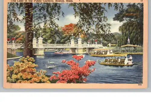 USA - MASSACHUSETTS - BOSTON, Public Gardens, 1949