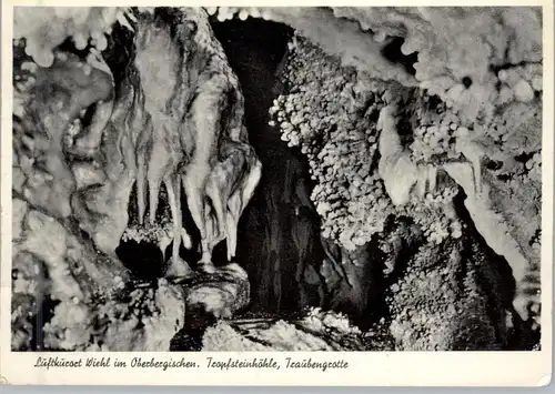 5276 WIEHL, Tropfsteinhöhle, Traubengrotte, 1954