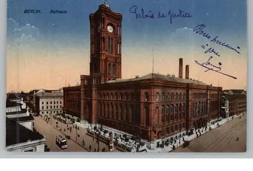 1000 BERLIN, Rotes Rathaus, 1919