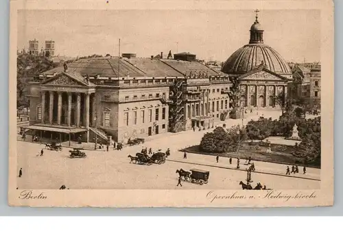 1000 BERLIN, Opernhaus und Hedwigskirche