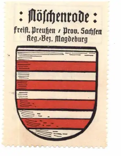 0-3700 WERNIGERODE - NÖSCHENRODE, Stadtwappen, Vignette