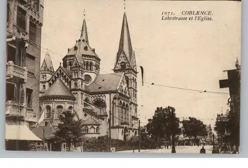 5400 KOBLENZ, Kirche in der Löhrstrasse, 1926