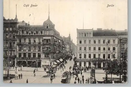 1000 BERLIN, Cafe Bauer, 1909 belente Szene