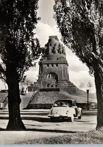 0-7000 LEIPZIG, Völkerschlachtdenkmal, 1965, Oldtimer