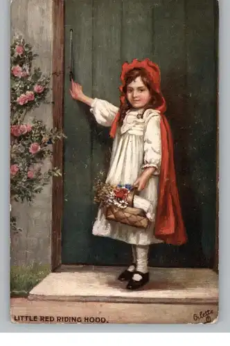 KINDER - Little Red Hiding Hood / Rotkäppchen, TUCK - Oilette, 1910
