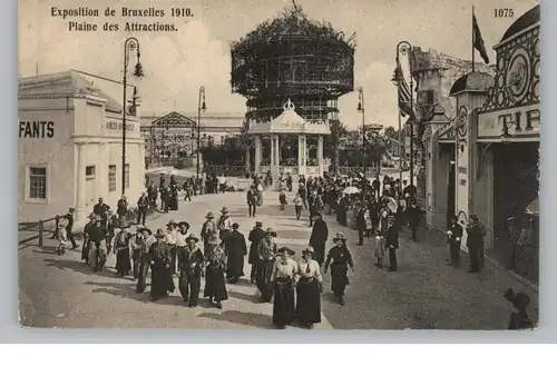 KIRMES / Funfair / Kermis / Fete Foraine / Luna Park - Vergnügungspark auf der Weltausstellung 1910 Brüssel