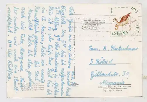 SAHARA ESPANOL / Spanisch Sahara, Edifil 295, 5 Ptas. AK-Frankatur 1973