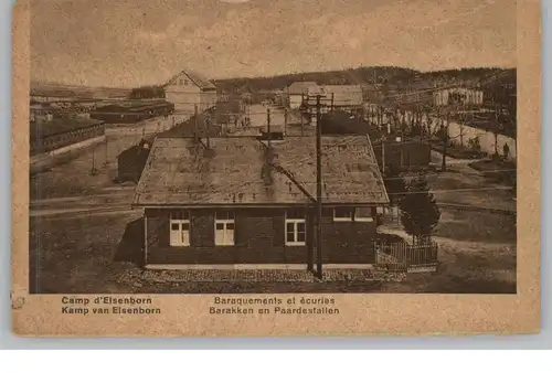 B 4750 BÜTGENBACH - ELSENBORN, Camp, Baracken und Pferdeställe