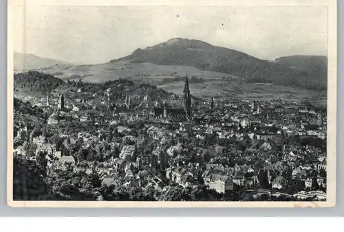 7800 FREIBURG, Blick über die Stadt, 1946
