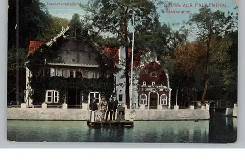 BERUFE - HELMTAUCHER / Helmet Diver / Plongeur Casque / Helm Duiker, Hamburg-Blankenese, Falkenthal, 1912