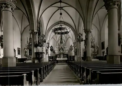 8100 GARMISCH - PARTENKIRCHEN, kath. Pfarrkirche, innenansicht