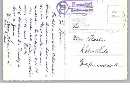 2903 BAD ZWISCHENAHN, Alte Häuser, Landpoststempel "Elmendorf über Oldenburg", Brfm. fehlt