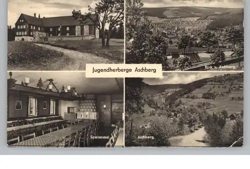 0-9650 KLINGENTHAL, Aschberg, Jugendherberge, 1957, Eckknick