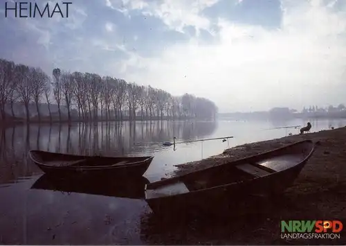 4232 XANTEN, Alter Rheinarm bei Xanten