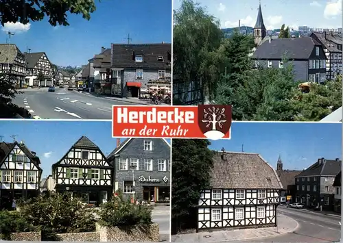 5804 HERDECKE, Mehrbild-AK