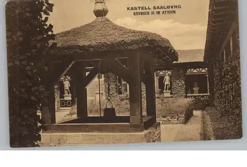 6380 BAD HOMBURG, Saalburg, Brunne III im Atrium, 1908, Trenkler