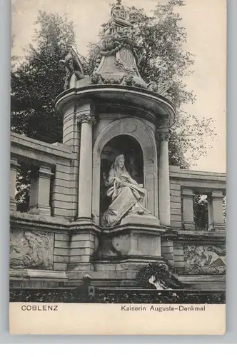 5400 KOBLENZ, Kaiserin Augusta Denkmal, 1909
