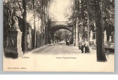 5400 KOBLENZ, Kaiserin Augusta Anlage, ca. 1905