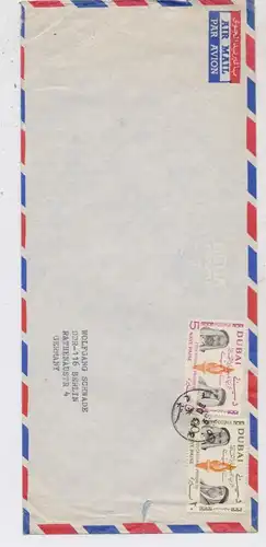 DUBAI - 1965, Letter to  GDR / DDR, Education Progress