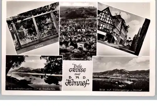 5340 BAD HONNEF, Hauptstrasse, Kurhaus, Gesamtanischt...., 1956