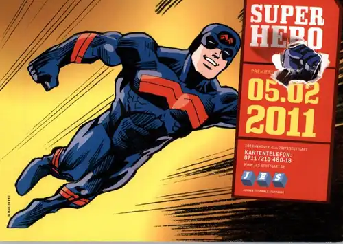 COMIC - SUPERHERO / Anthony McCARTEN, GERMAN ADVERTISING CARD